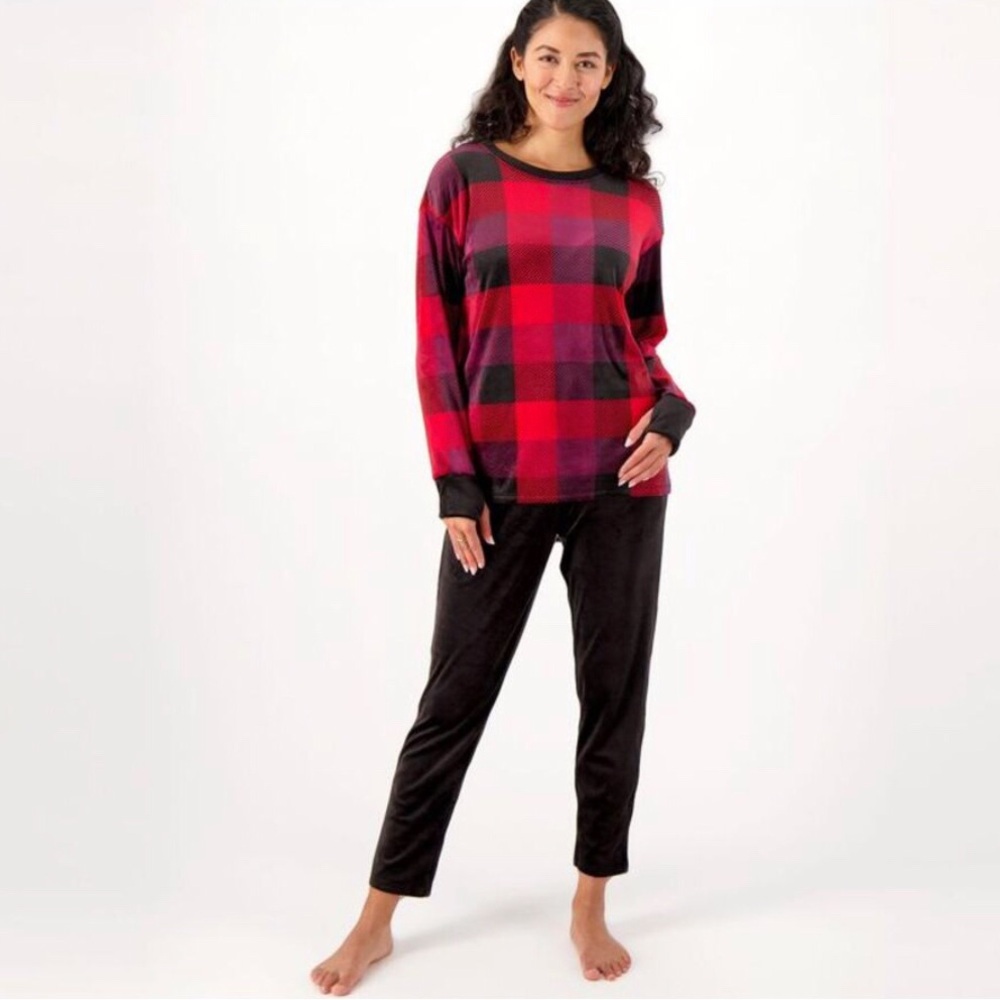 NWOT 2 PC CUDDL DUDS VELOUR FEEL LOUNGE JOGGER SET